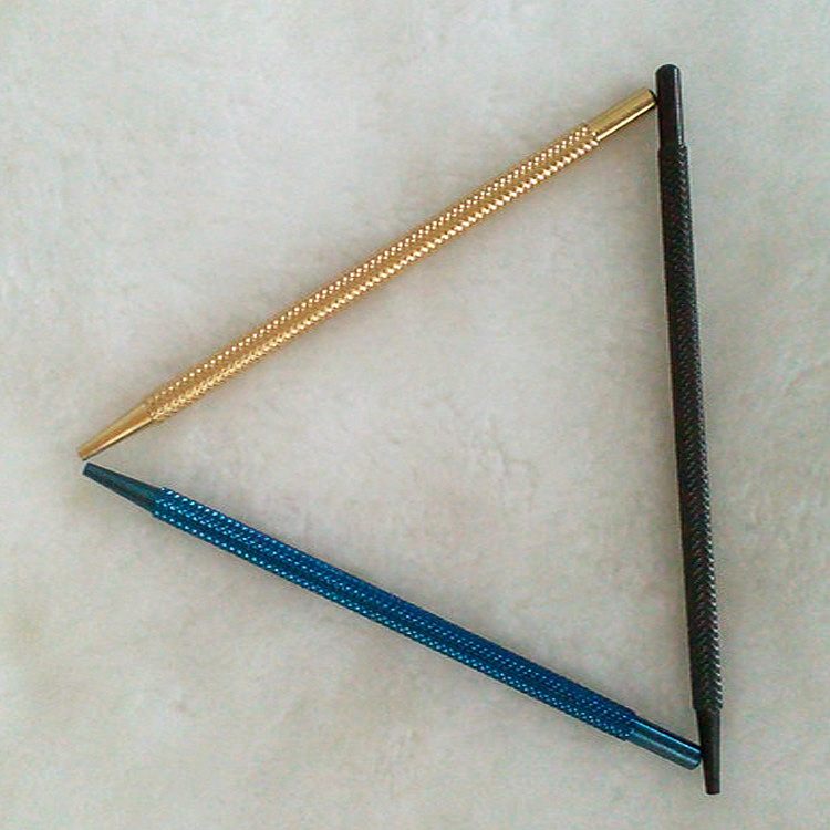 不锈钢钢笔真空电镀仿金色 东莞PVD真空电镀蓝色加工